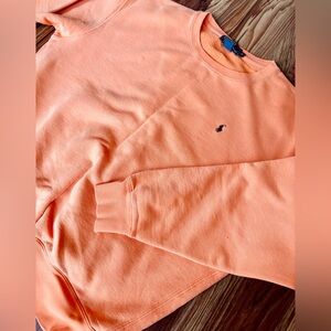 Vintage Polo Ralph Lauren Faded Orange Crewneck Sweatshirt (Size M)